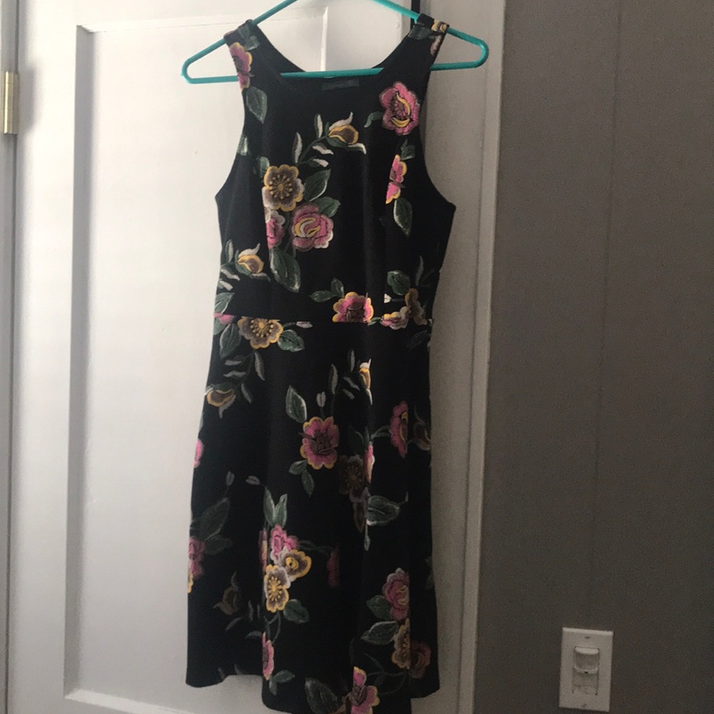 Black Floral Dress!